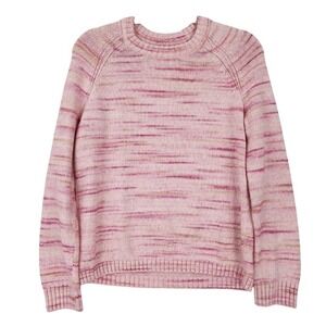 J. Crew Women's Raglan Pink Spade - Dyed Sweater, Size S